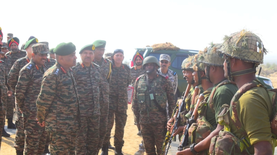 Joint Military Exercise trishakti prahar