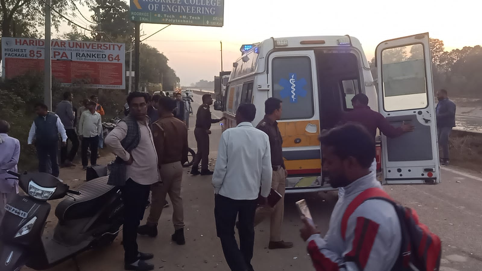 road accident in Roorkee