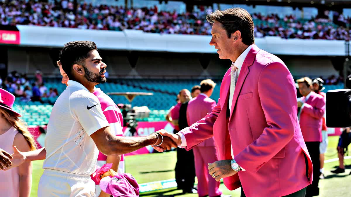 VIRAT KOHLI AND GLENN MCGRATH