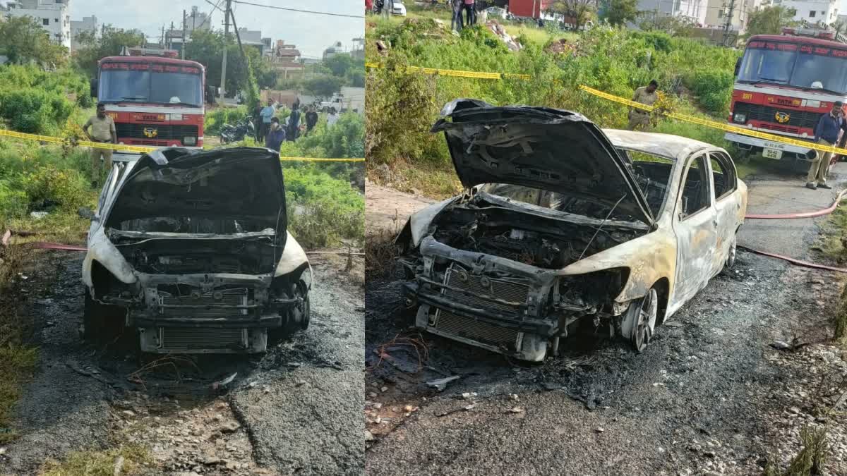 Bengaluru Man Burnt alive as Car caught on fire Investigation revealed suicide case