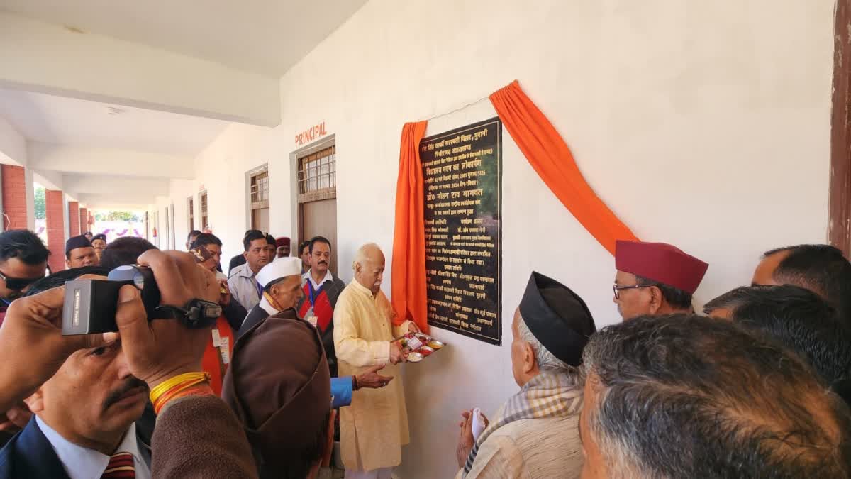 Inauguration of school building