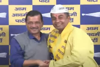 Two-Time BJP MLA Anil Jha Joins AAP In Presence Of Arvind Kejriwal