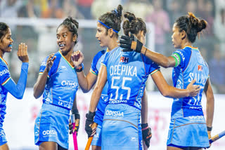 India emerged triumphant against Japan by 3-0 and topped league stage to qualify for semifinals of the women's Asian Champions Trophy hockey tournament.