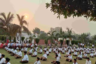 बाल स्वयंसेवकों के पथ संचलन ने दिया हिंदुत्व का संदेश