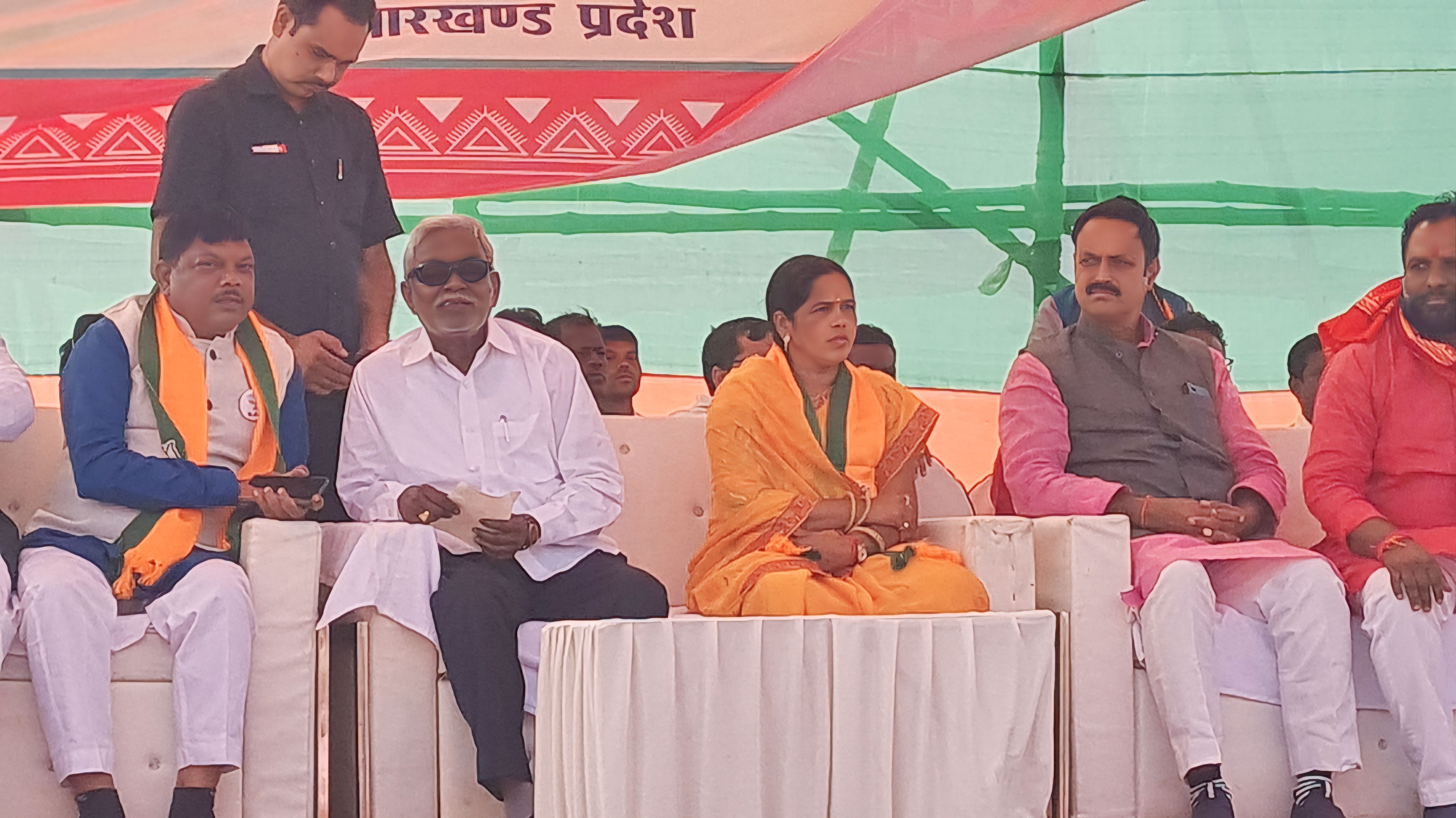 Chhattisgarh Deputy CM Vijay Varma and BJP leaders campaigned in Giridih for Jharkhand Assembly elections 2024