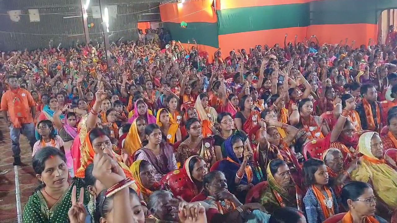 Chhattisgarh Deputy CM Vijay Varma and BJP leaders campaigned in Giridih for Jharkhand Assembly elections 2024