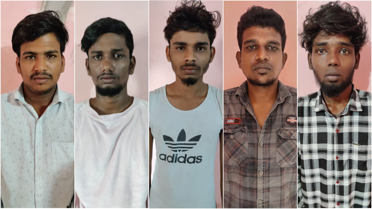 Police arrested five youths for assaulting and sexually harassing a youth in Trichy