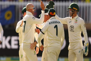 Australia's off-spinner Nathan Lyon claimed his 500th test, becoming the only third bowler of the country to achieve this milestone at Optus Stadium in Perth on Sunday. He is also the third most wicket-taker for Australia, only behind Australian greats, right-arm leg spinner Shane Warne (708) and right-arm pacer Glenn McGrath (563).