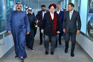 Petroleum Minister Puri visiting Kuwait