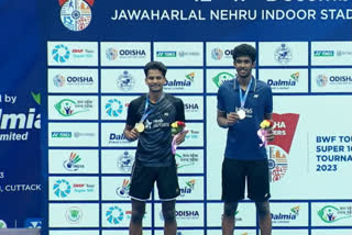 Indian shuttler Kumar Karunakaran secured his maiden BWF Super 100 title after outwitting World Junior Championship bronze medalist Ayush Shetty in the finals of the Odisha Masters in Cuttak on Sunday. Indian pair Tanisha Crasto and Dhruv Kapila also stood at the podium after winning the mixed doubles title following a thrilling three-game win over Singapore's Hee Yong Kai Terry and Tan Wei Han Jessica in a pulsating final.