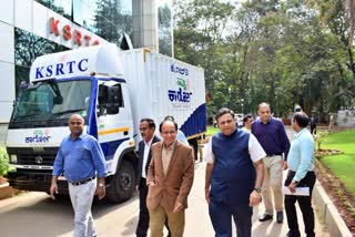 KSRTC Cargo Truck