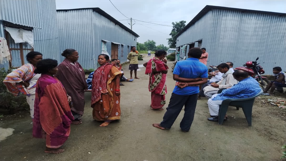 Relief camps in Kusmel, Balangir