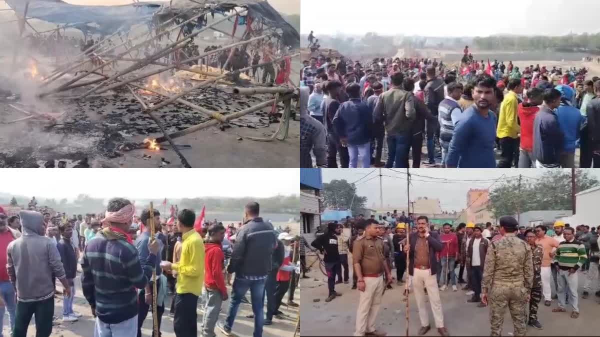 stone-pelting-and-fighting-between-cpi-ml-and-bjp-supporters-in-dhanbad