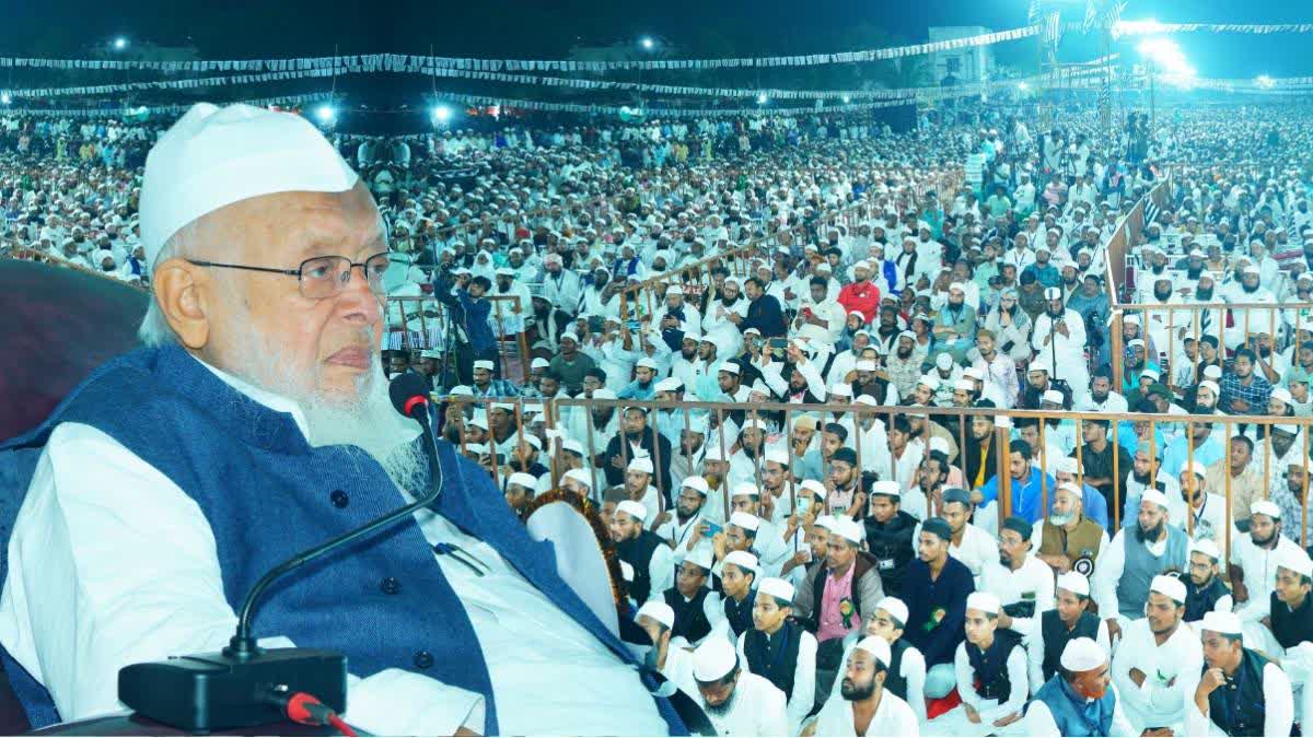 Jamiat president Moulana Arshad Madani at the Save Constitution Conference