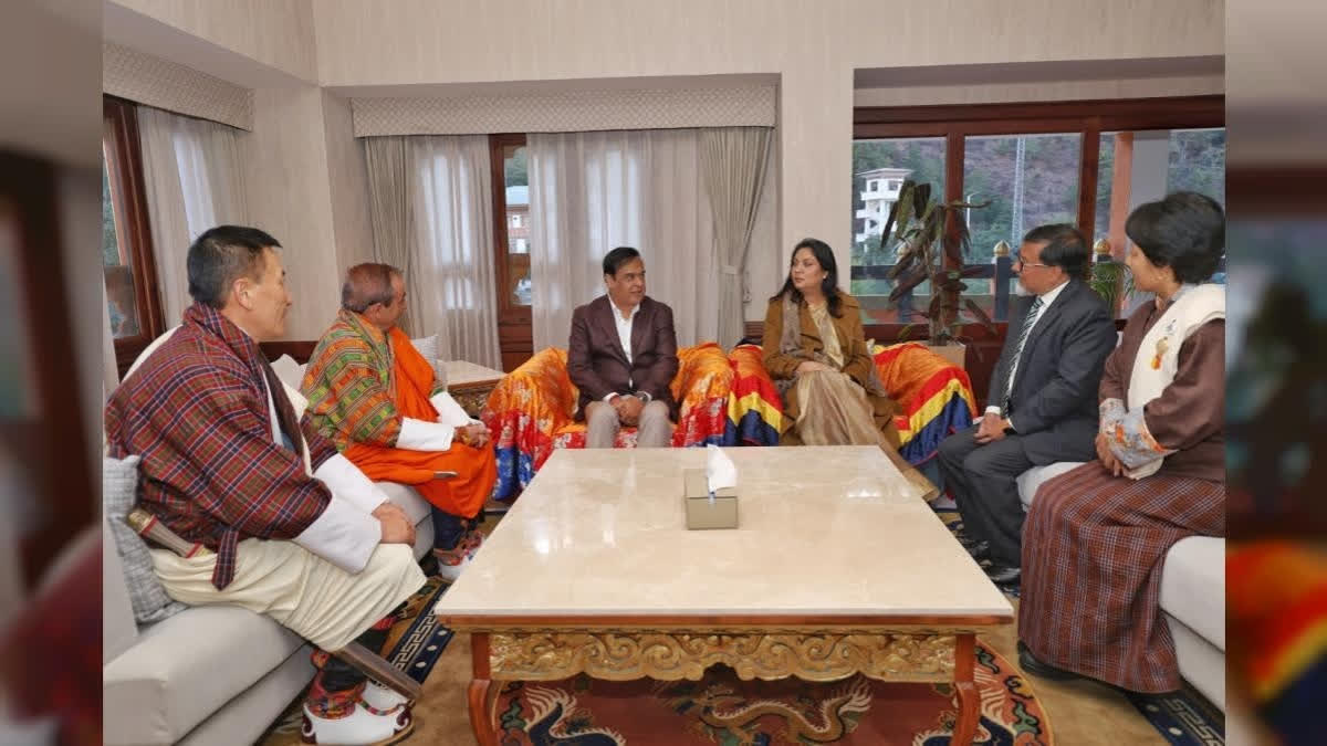 Assam Chief Minister Himanta Biswa Sarma, accompanied by his wife Riniki Bhuyan Sarma, attended Bhutan's 117th National Day celebrations on Tuesday.