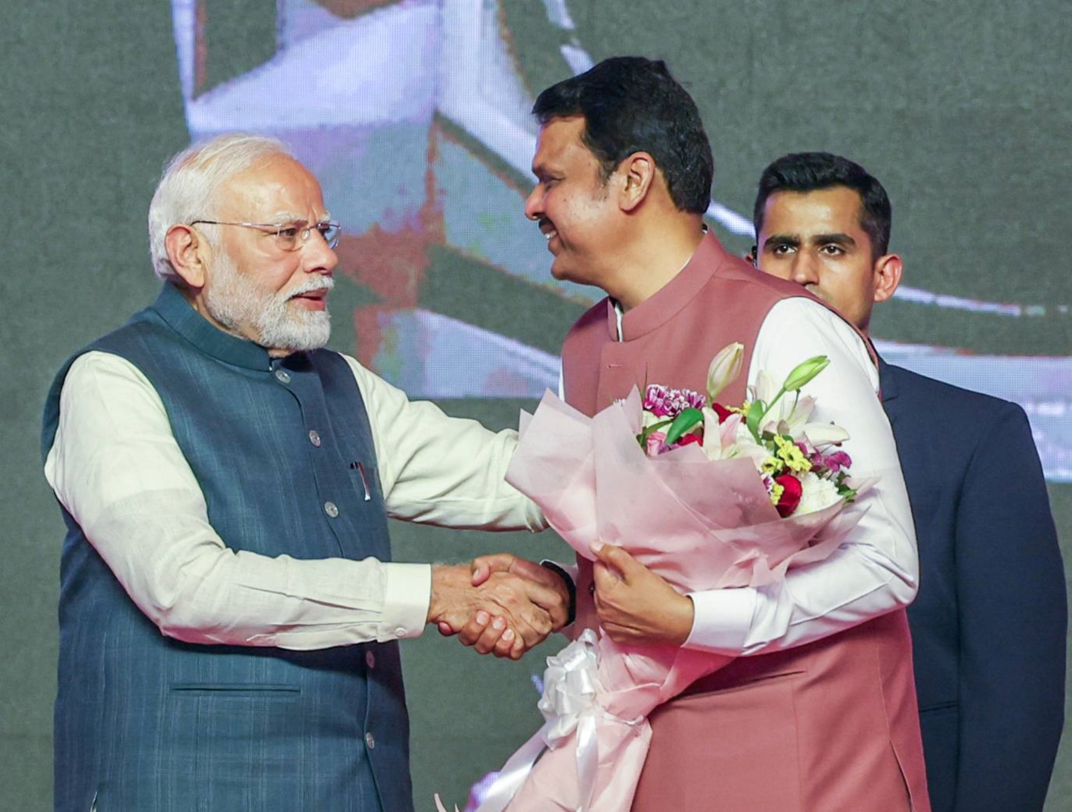 Devendra Fadnavis and PM Modi