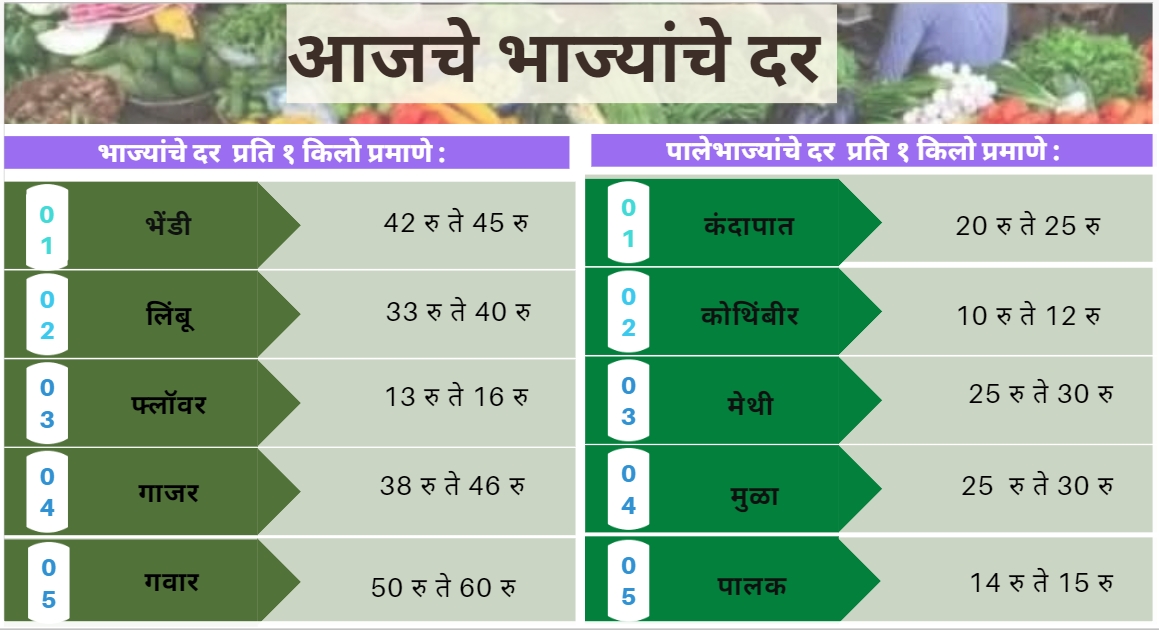 Vegetables Rates today