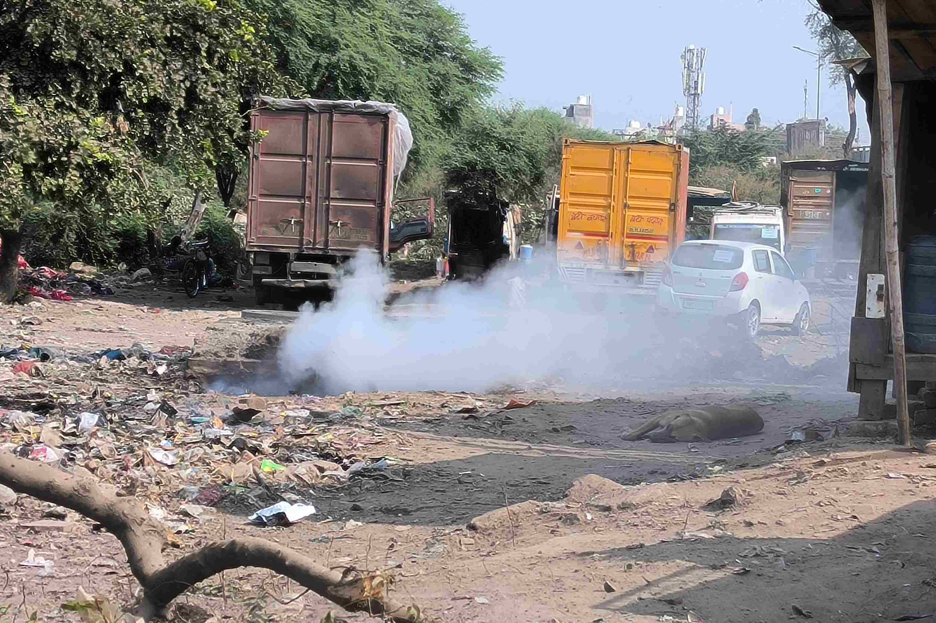 Faridabad air turns toxic again AQI In Faridabad Haryana