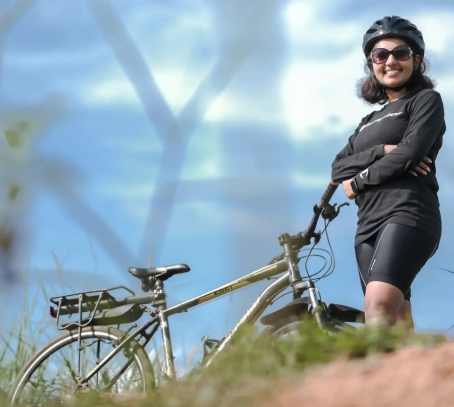 23 year old girl will travel 22 countries by bicycle