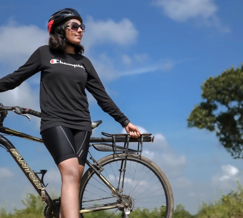 23 year old girl will travel 22 countries by bicycle