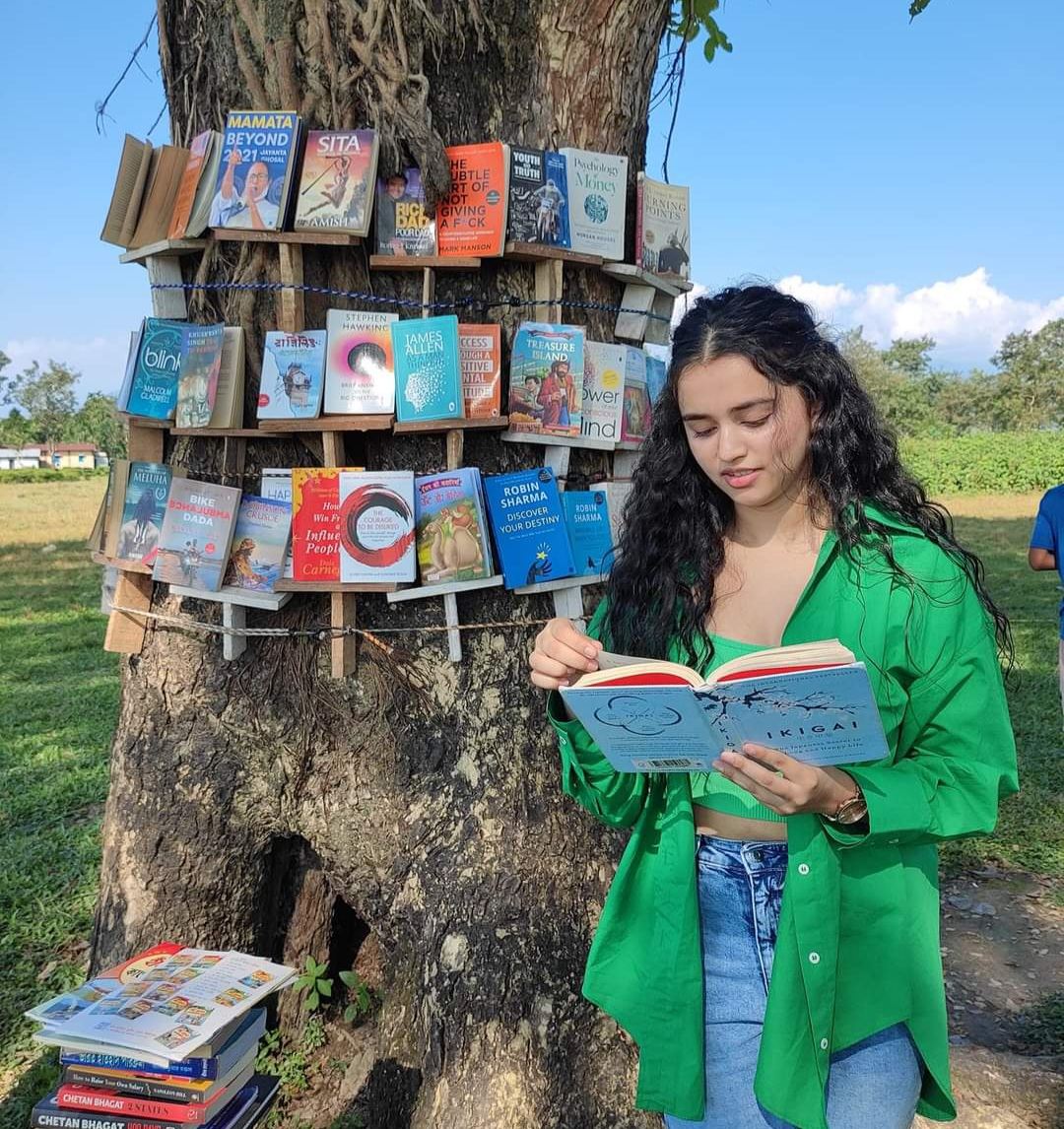 Gambling and alcohol make way for tree library here