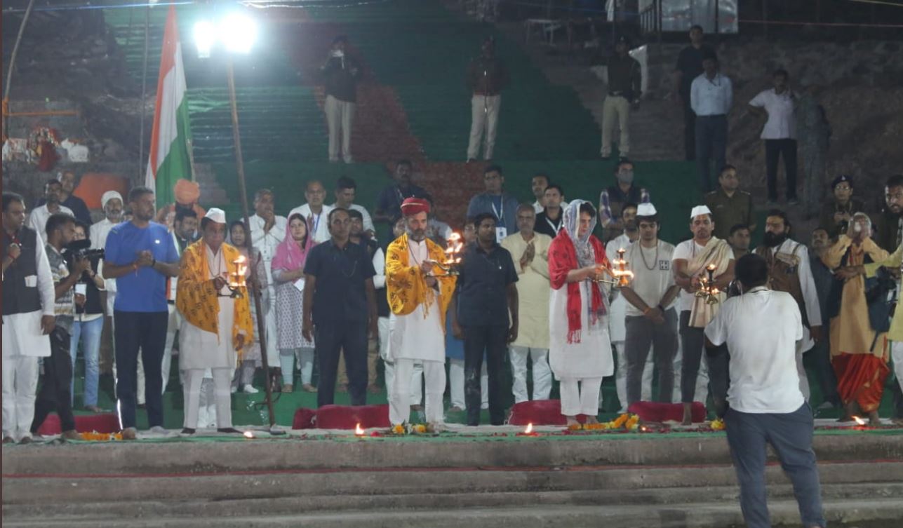 rahul gandhi in omkareshwar