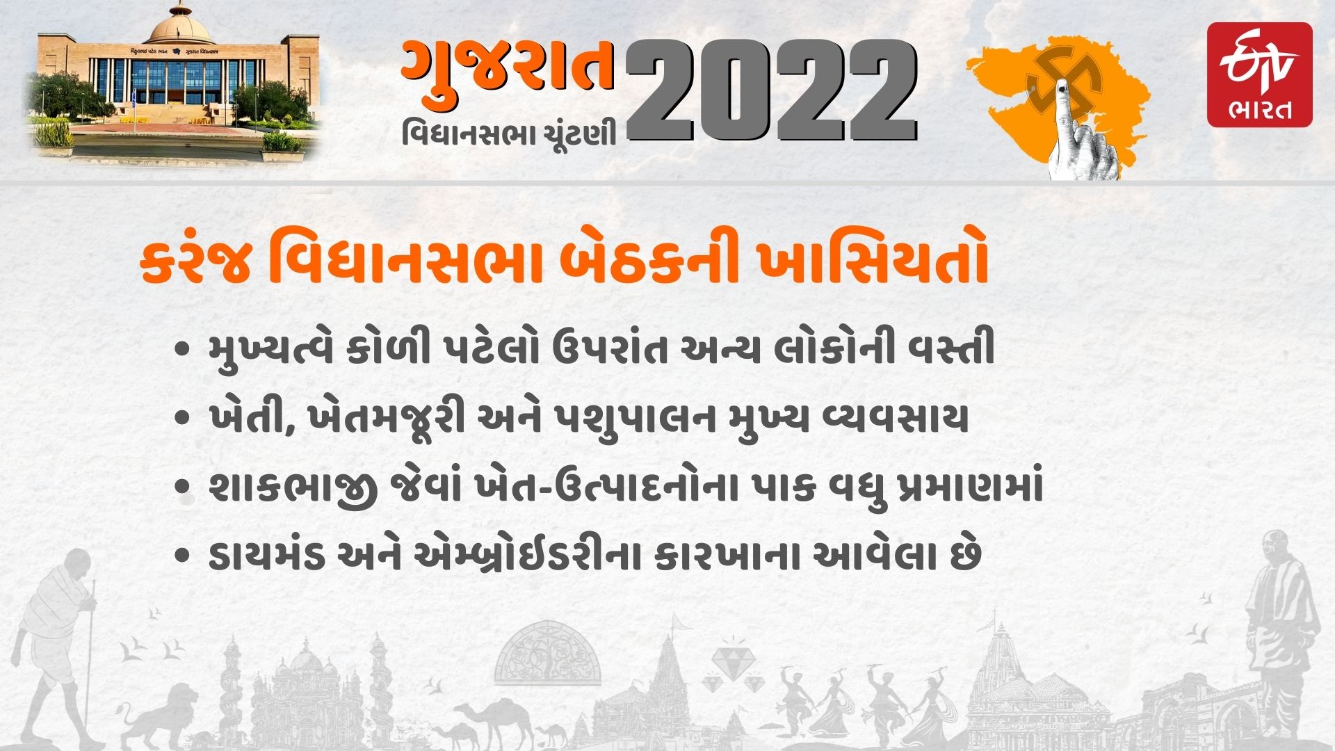 કરંજ વિધાનસભાની ખાસિયત