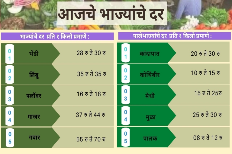 Vegetables Rate Today