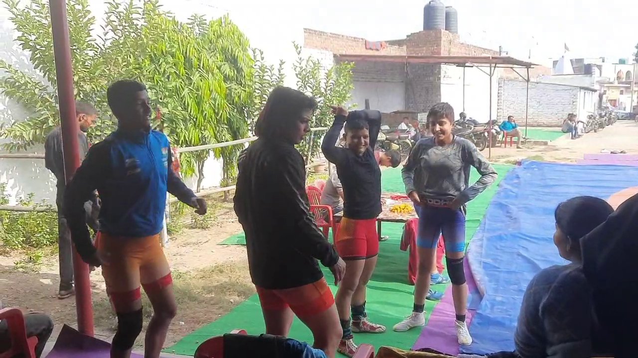 Women Wrestlers In Bharatpur