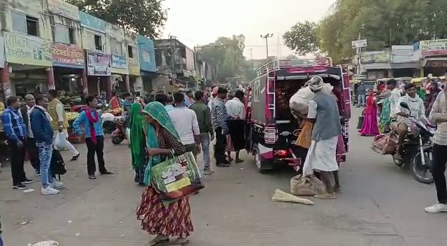 jhabua bus stand many buses not operational