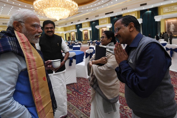 Aravind Kejrival and Modi