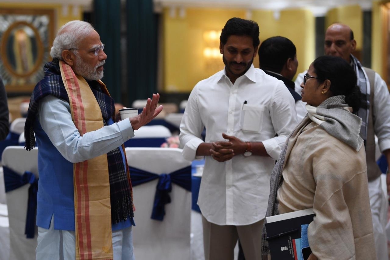 Jagan Mohan Reddy, Mamatha Banerji and Modi