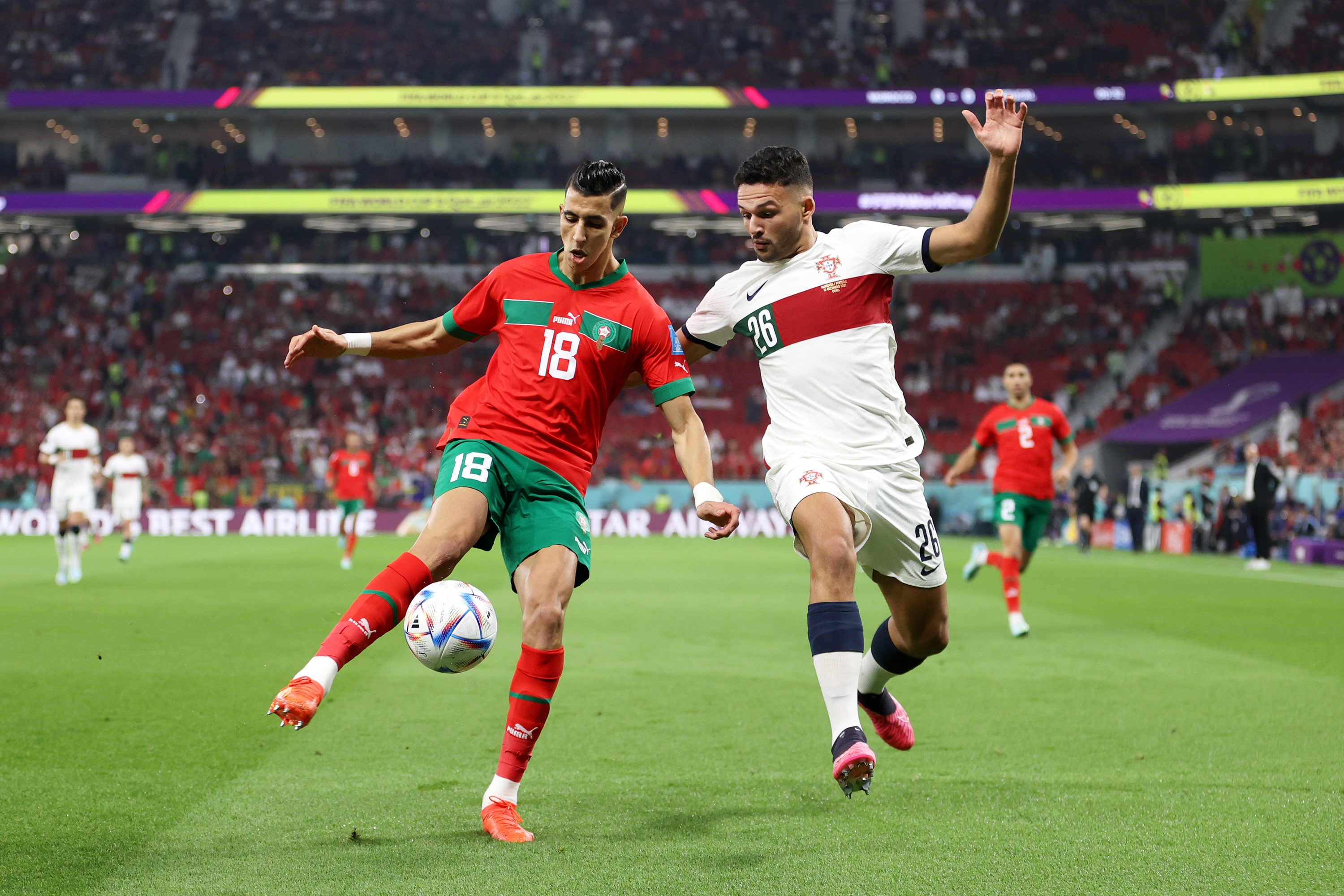 Portugal vs Morocco match