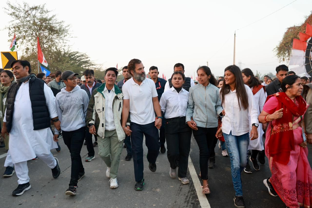 Bharat Jodo Yatra in Rajasthan