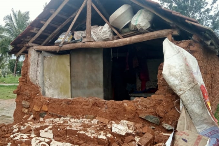 Roof collapse due to rain