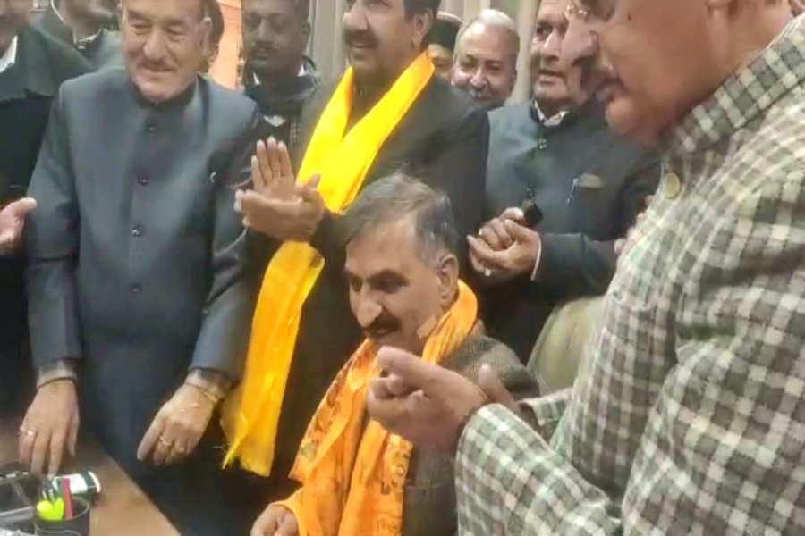 Himachal CM Sukhvinder Singh Sukhu took charge