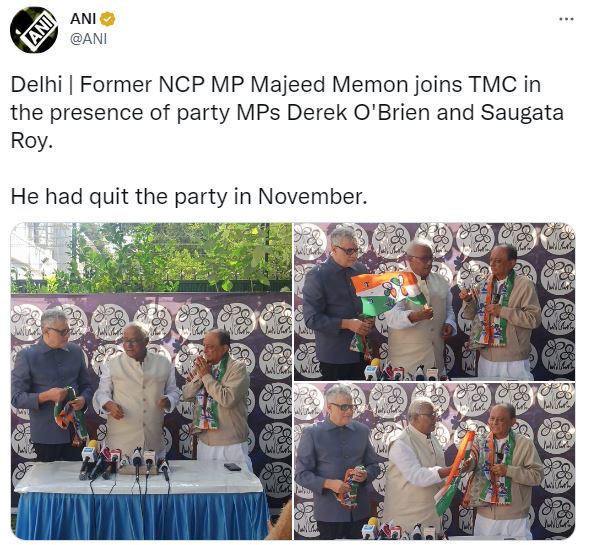 Majeed Memon Joins TMC