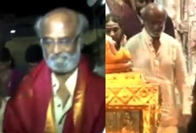 Rajinikanth reached Tirupati temple