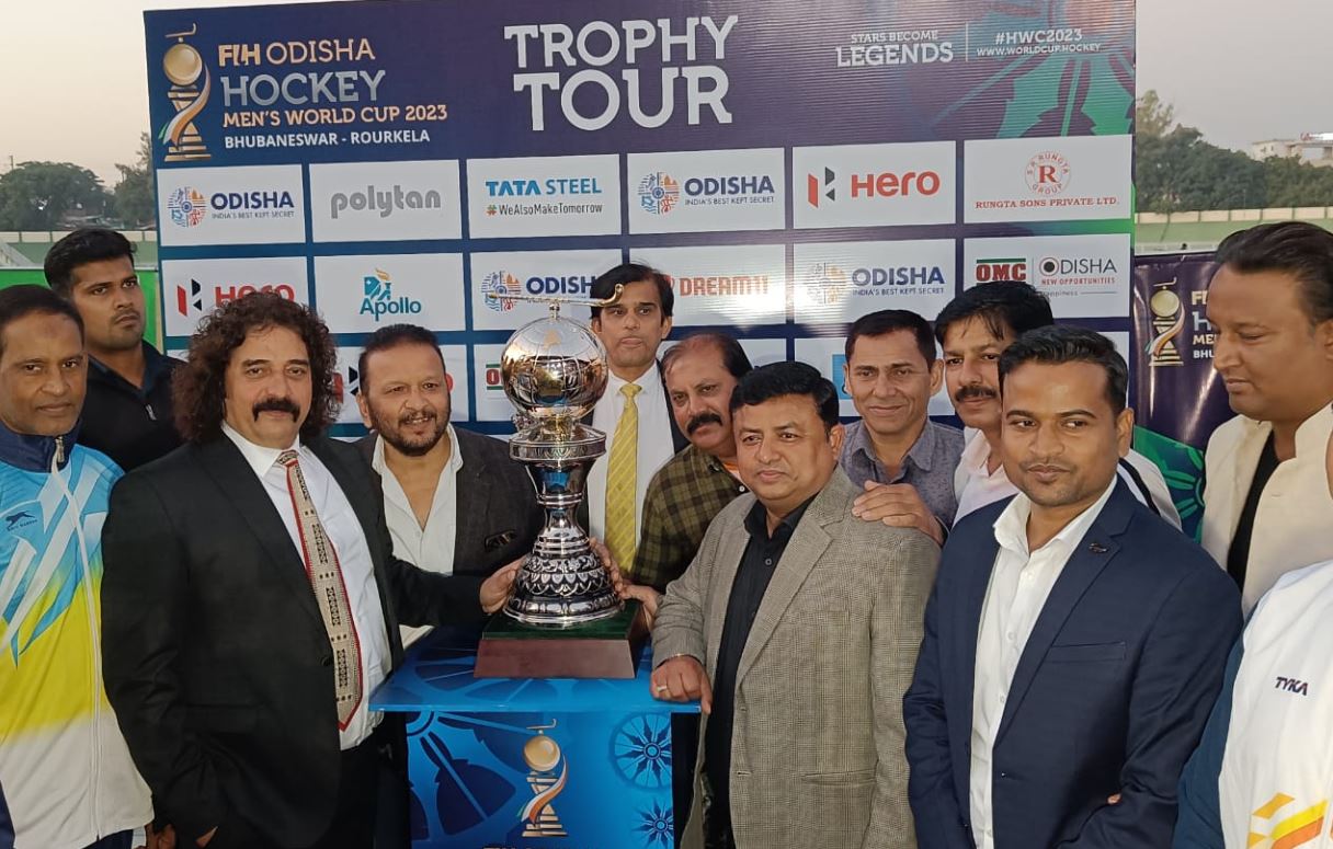 Hockey World Cup 2023 Trophy Tour Players and Officers