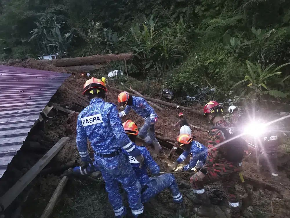 Malaysia landslide 2022