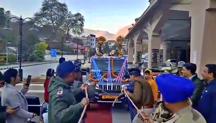 GRAND FAREWELL TO DOG SQUAD AT BHUNTAR AIRPORT KULLU