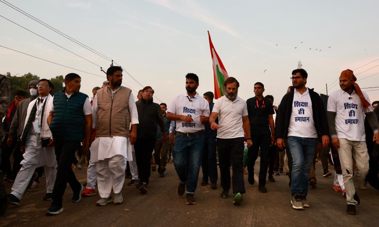 Bharat Jodo Yatra in Dausa