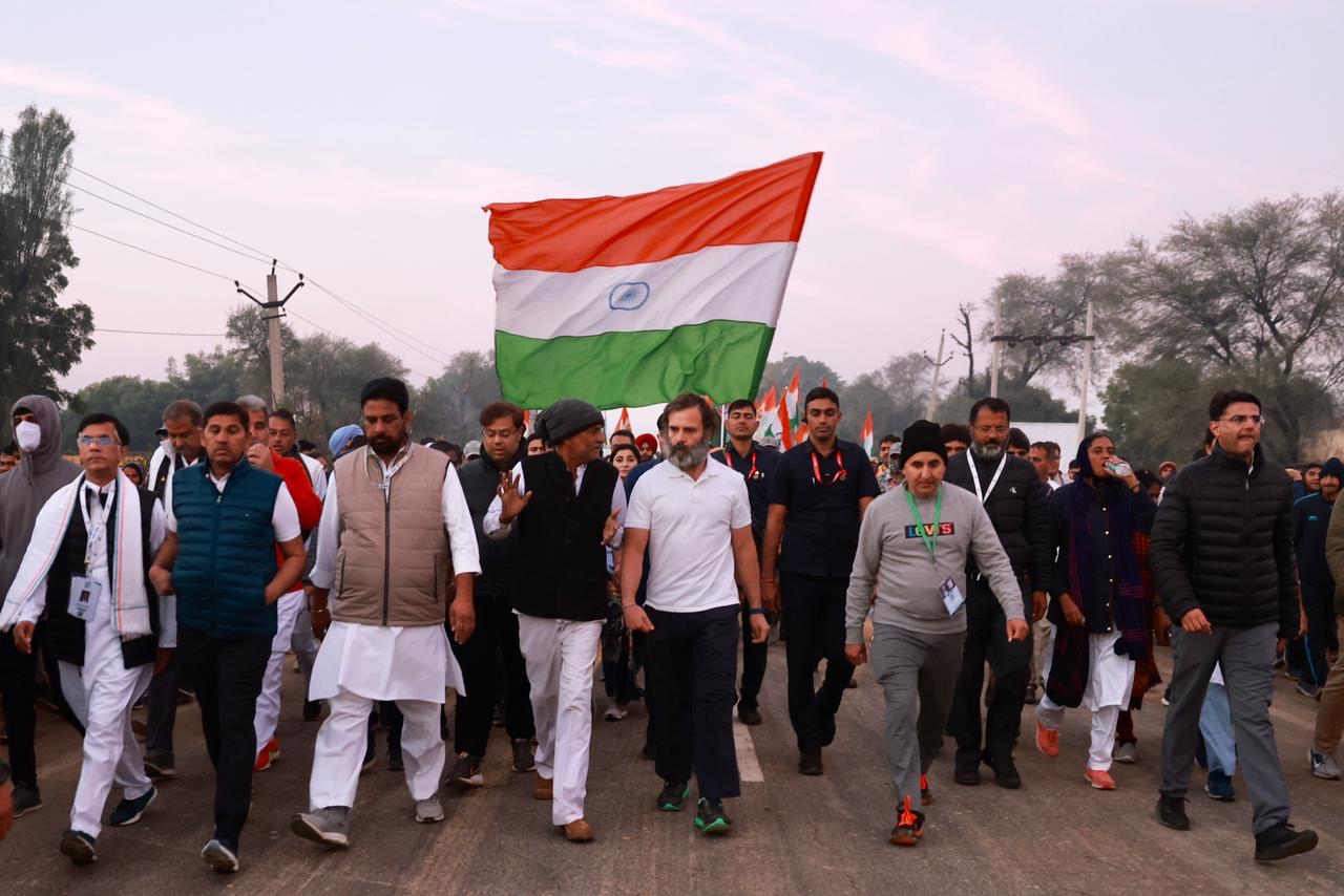 Bharat Jodo Yatra in Dausa