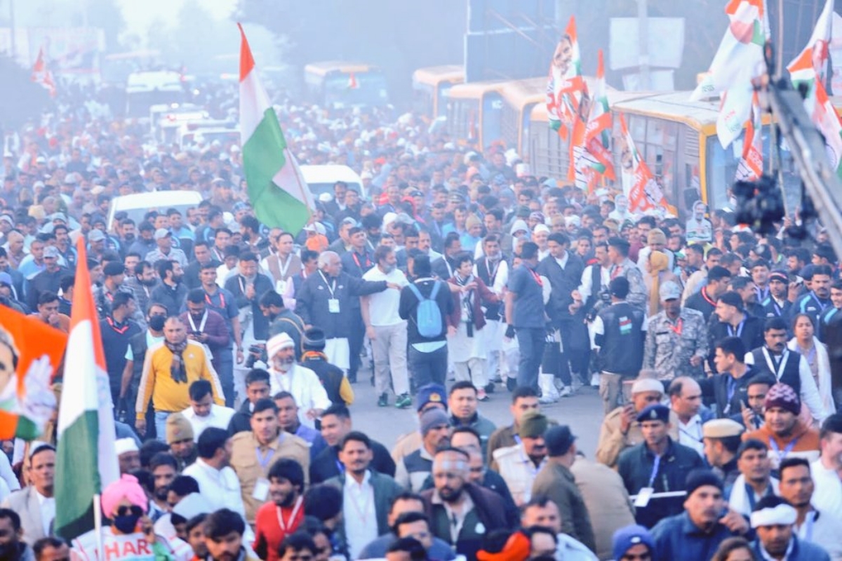 bharat jodo yatra in haryana