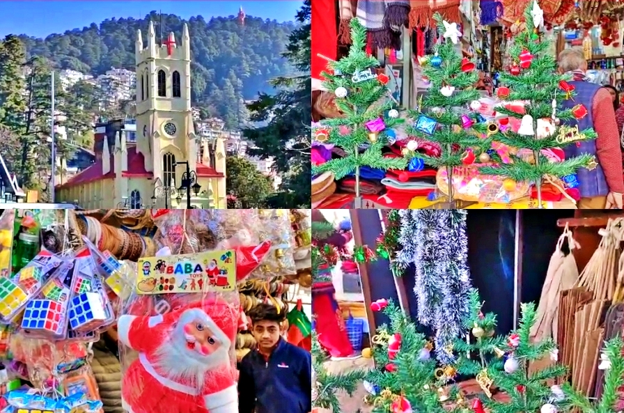 Preparations for Christmas in Shimla