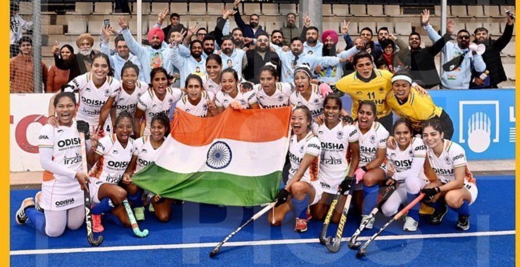 भारतीय महिला हॉकी टीम ने नेशन्स कप 2022 जीता.