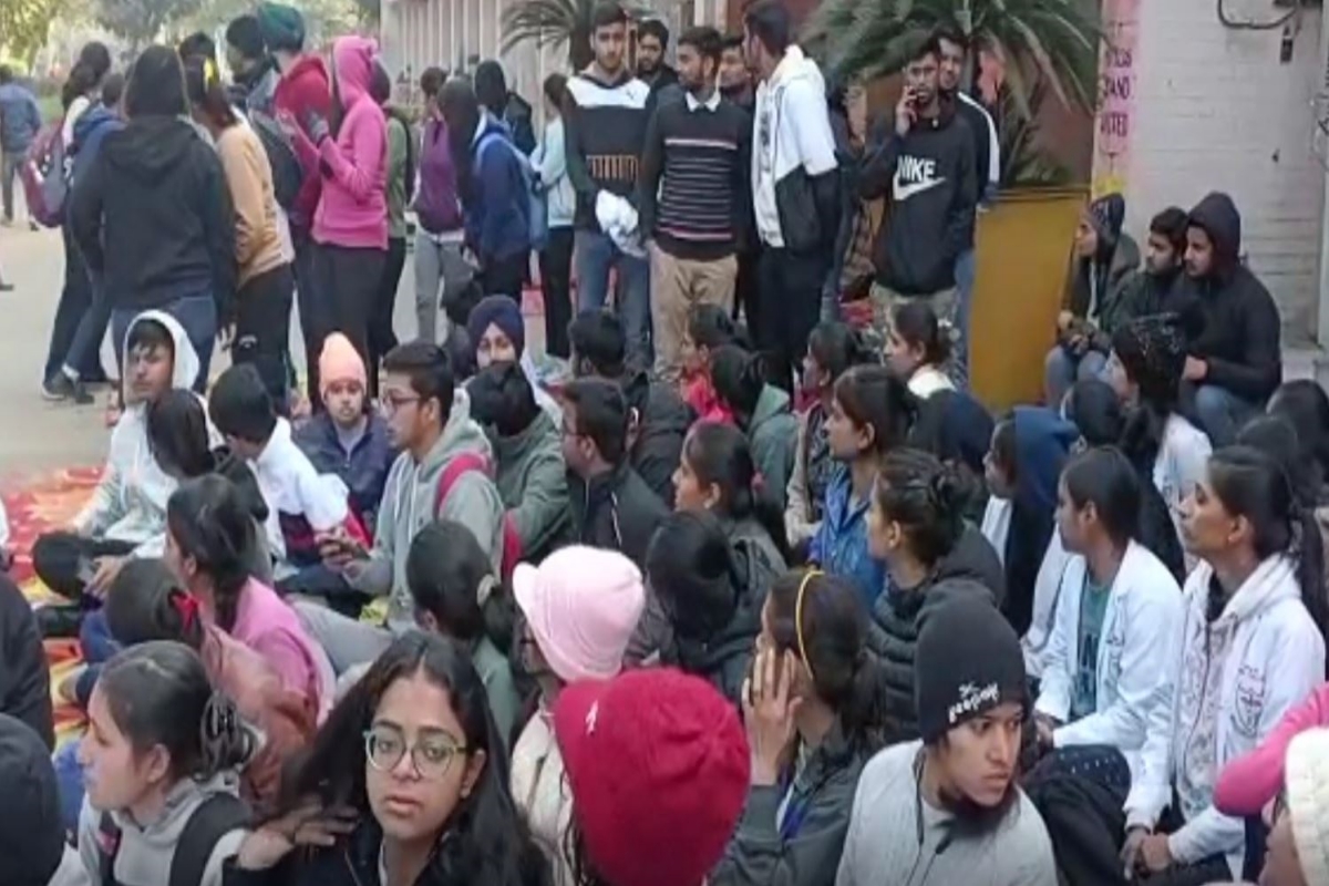 Students strike over