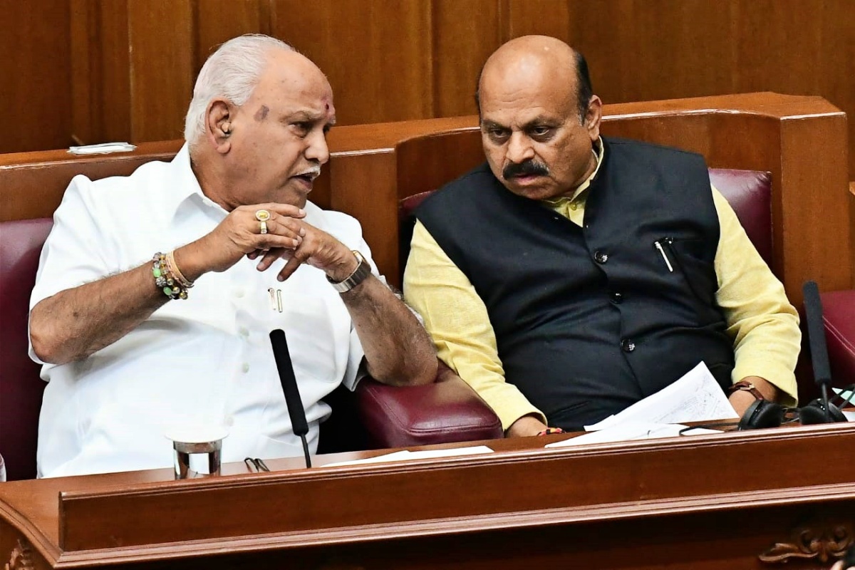 Former CM Yeddyurappa and CM Bommai