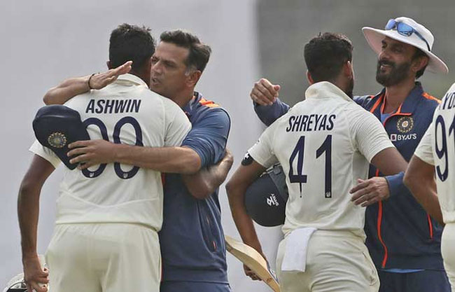 India won test series