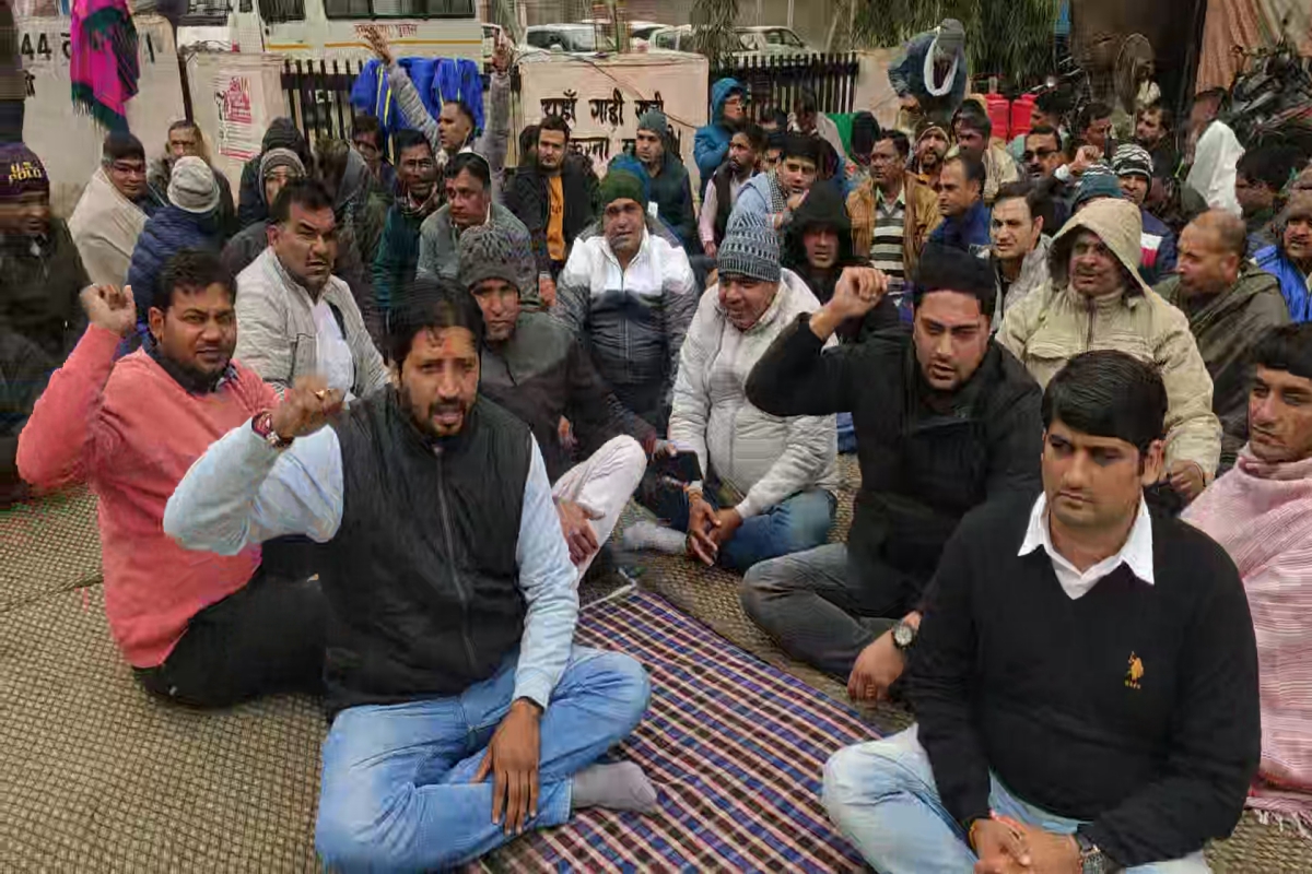 Patwaris protest in Haryana